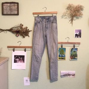 Distressed American Eagle Mom Jeans